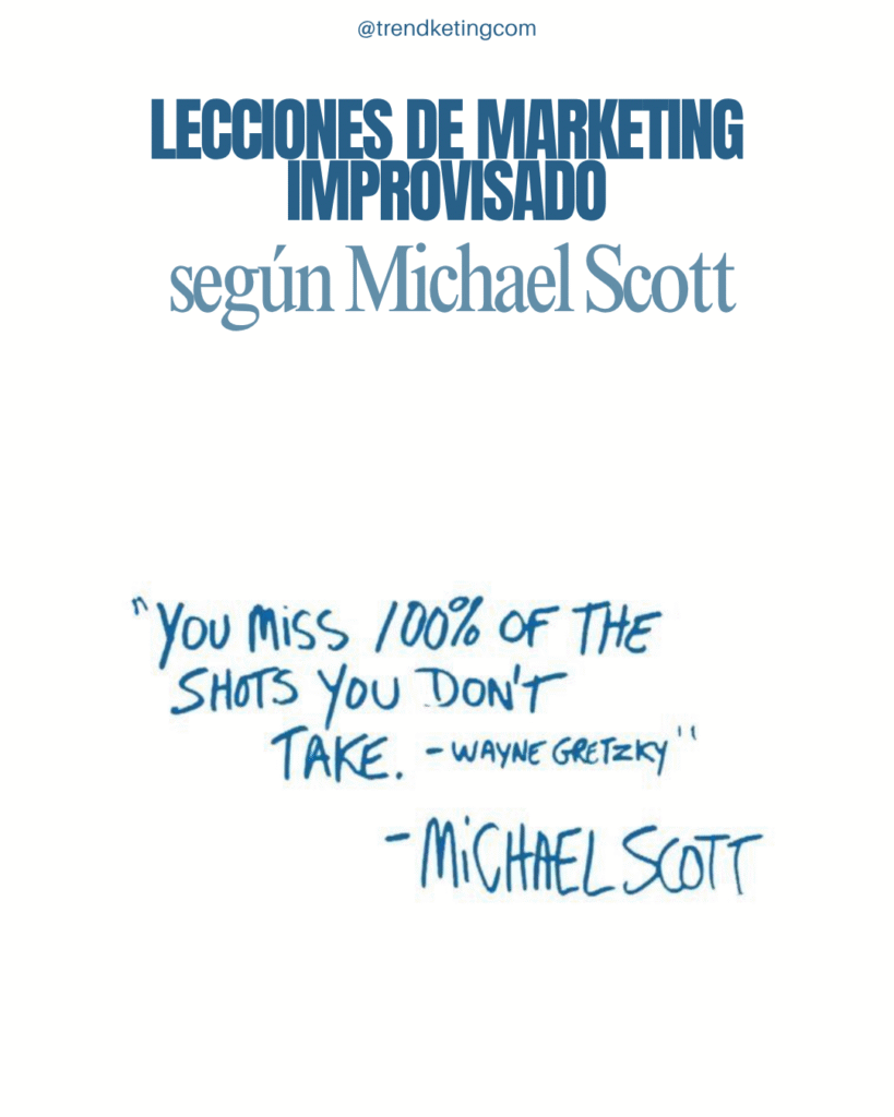 Lecciones de marketing improvisado según Michael Scott